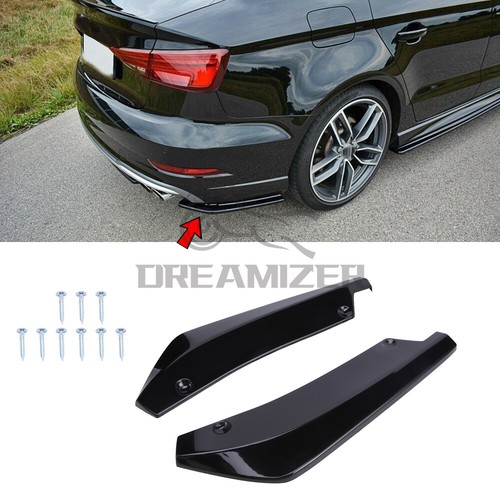 Gloss rear spats bumper - rear,