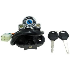 Aluminium Alloy Universal Motorcycle Modified Ignition Key Lock Set Kit Switch ~
