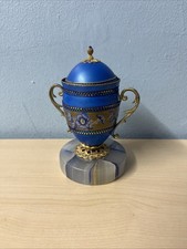 Blue Egg Trinket Box Plastic