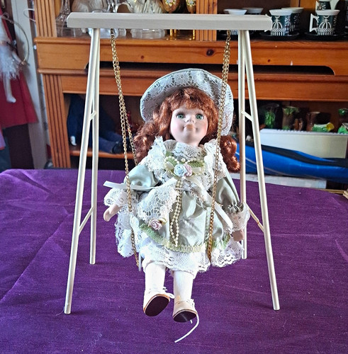 Porcelain style doll wooden - doll,