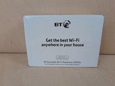 BT Essentials Wi-Fi Powerline 500 Kit (Wi-Fi & Ethernet Extender)