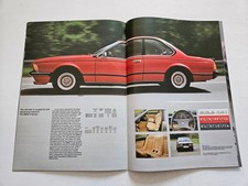 BMW E21 E12 E23 E24 SALES BROCHURE 1980