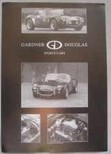 Gardner Douglas sports cars Sales sheet Brochure AC Cobra replica