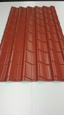 Tile effect roofing Plastic Coated 0.7 **garage roof**shed roof**summer house**