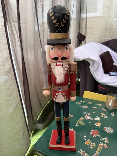 Nutcracker soldier red - nutcracker, black