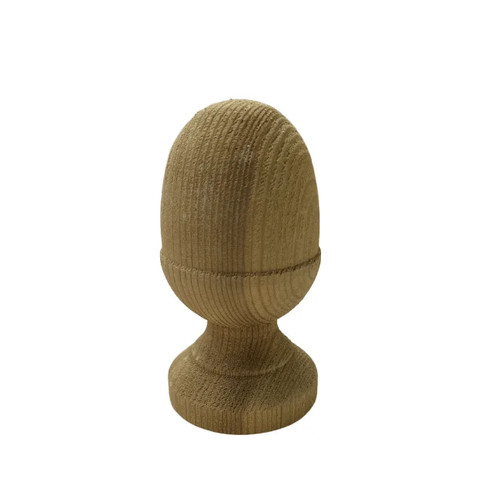 Wooden acorn finial for - acorn,