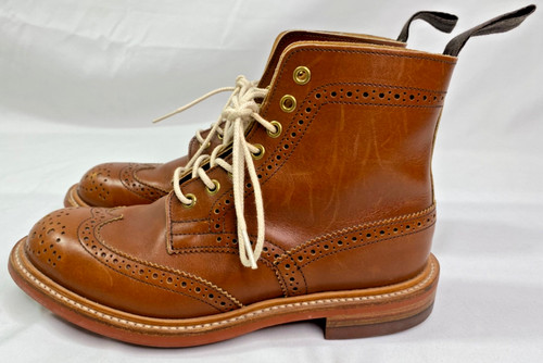 Trickers stow brown - brown, leather