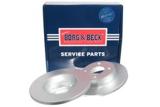 2x Brake Discs Pair Solid fits
