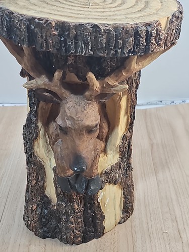 Deer mini composite log - deer, tree
