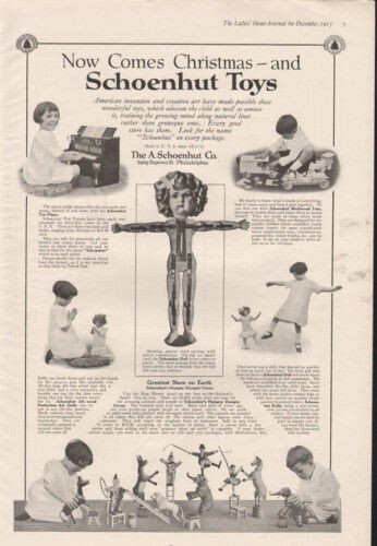 1917 schoenhut art - schoenhut, circus