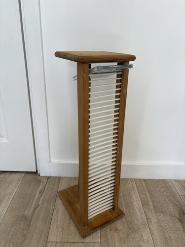 Vintage wooden storage - vintage, cd