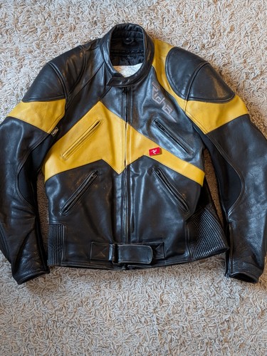 Richa black yellow leather - black,,