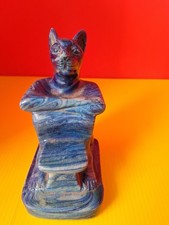 LARGE SEATED STATUE OF BASTET