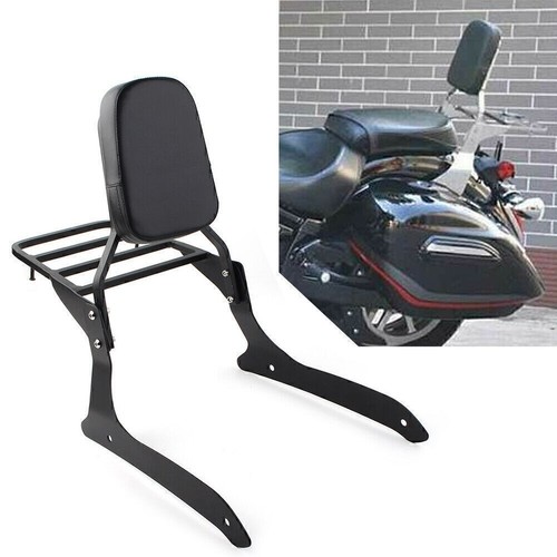 Black backrest sissybar - backrest, &