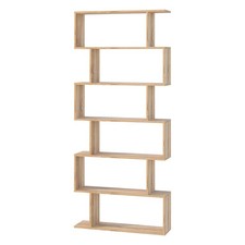 HOMCOM 6-Tier Wooden Modern