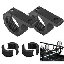2x 35-50mm Bull Bar Mounting Brackets Tube Clamp LED Offroad Spot Light Holder