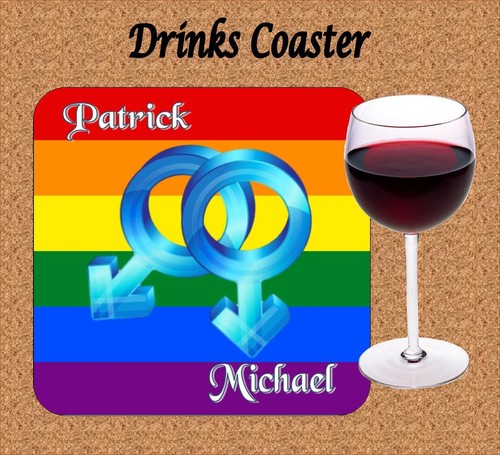 Personalised lgbt rainbow gay - personalised,