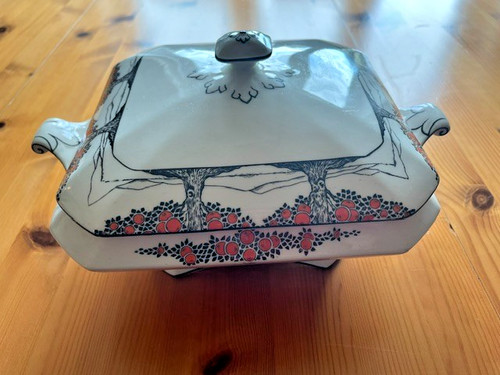 Art deco crown ducal ware - art,