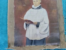 ANTIQUE OIL PAINTING ON CANVAS