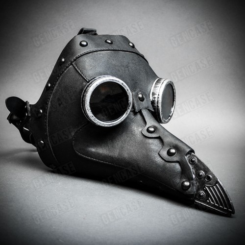Black plague doctor - black,