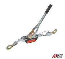 Manual Hand Winch 4400 lbs Boat Trailer Caravan Strap Marine Puller Winch HQ