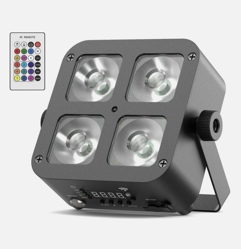 Led 4x25w rgbwa - 4x25w, uv