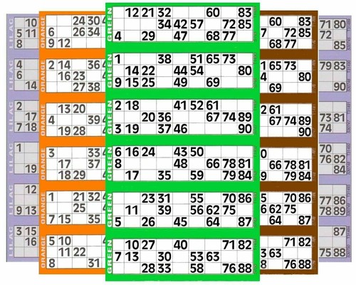 Bingo 150 tickets flyers 90 - 150, 1-90