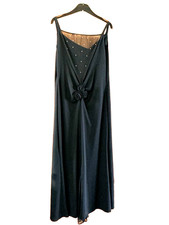 Black xmas long dress size16