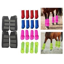 4Pcs Horse Boots Equestrian Equipment Leg Gear for Riding Training Ourtdoor