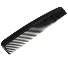 MENS BLACK PLASTIC HAIR COMBS