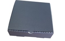 Plain Black Pizza Boxes