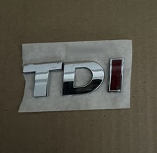 GENUINE VW TDi Tailgate Badge