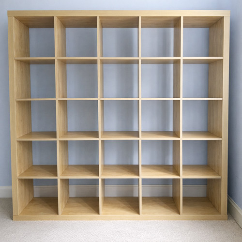 Used ikea expedit 5 cube - x,