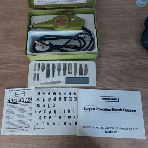 Burgess powerline model 72 - burgess,