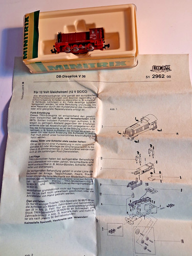 Minitrix 2962 gauge - n, 0-4-2