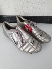 nike t90 total 90 III 3 silver red vintage 2004 football boots size UK 10 US 11