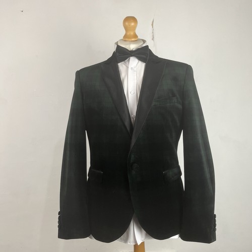 Moss velvet blazer jacket - blazer,