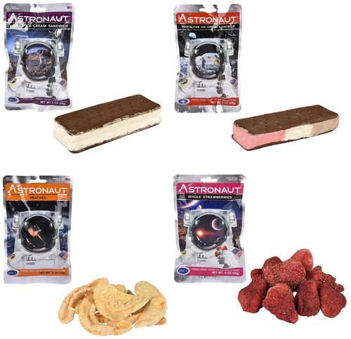 Astronaut freeze dried foods - freeze-dried,