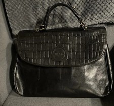 Vintage Black Leather