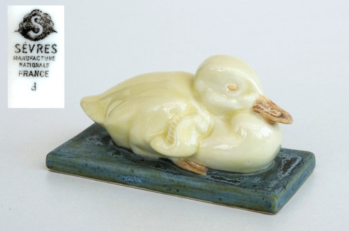 Sevres porcelain duck - porcelain,