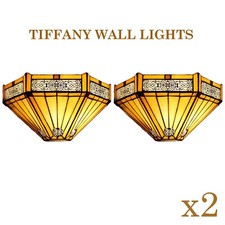 Tiffany Style Multicolor Pair