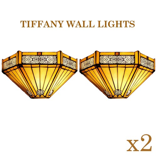 Tiffany style multicolor - multicolor, pair