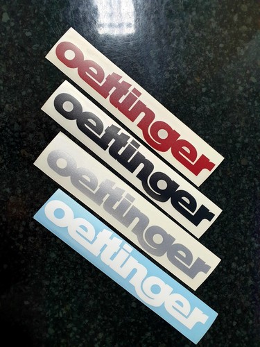 Genuine oettinger logo vinyl - genuine,