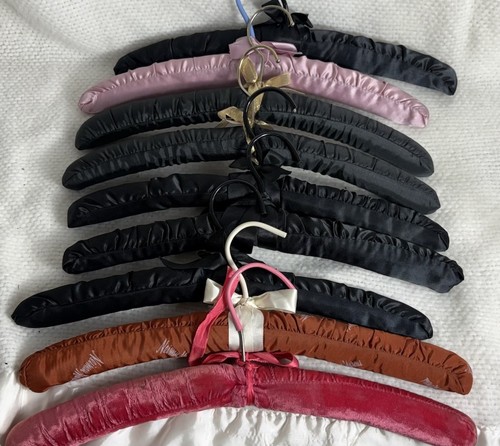 Lot 9vintage padded hangers - 9vintage,