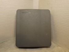 A RAYTHEON DISPLAY plastic sun cover, grey.  ID 17w x18.3h x 1.8d cm. Used.