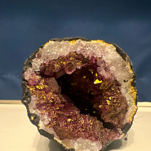 Natural amethyst geode cluster - natural,