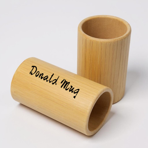 Personalised natural bamboo - personalised,