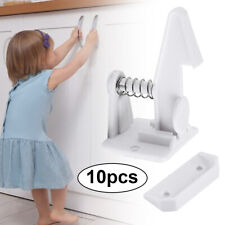10X Child Proof Safety Catch Cupboard Cabinet Door Drawer Lock Latch Baby Kids