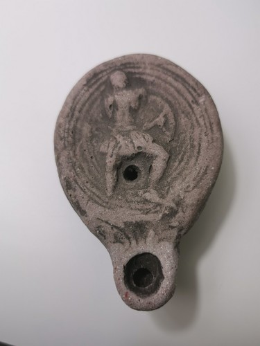 Small roman oil lamp - small,