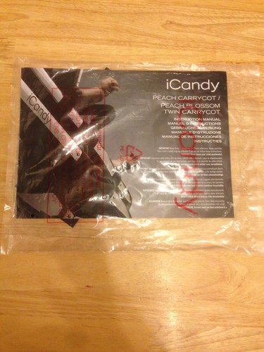 Icandy peach carrycot twin - icandy,